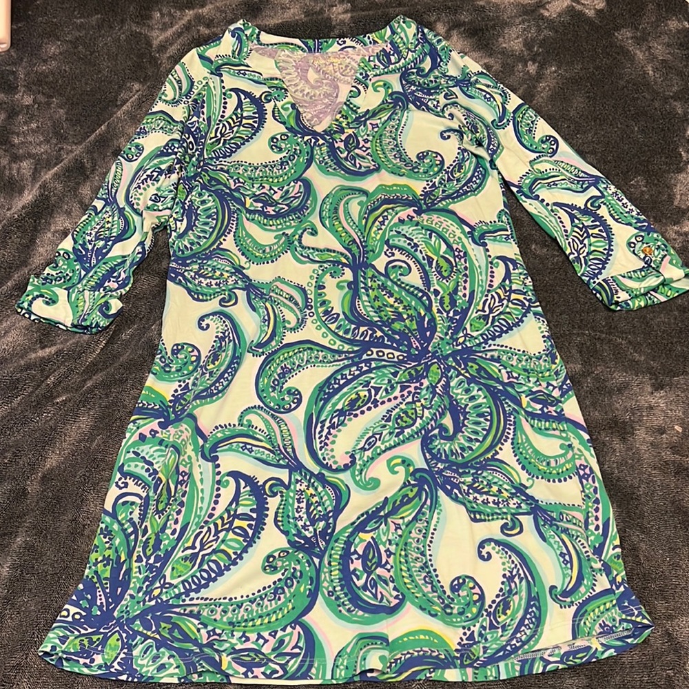 Lilly Pulitzer 100% Lima Cotton Dress Sz M